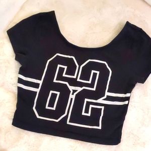 Black 62 Crop Top